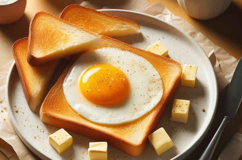 Golden Crispy Toasted Egg: A Breakfast Delight